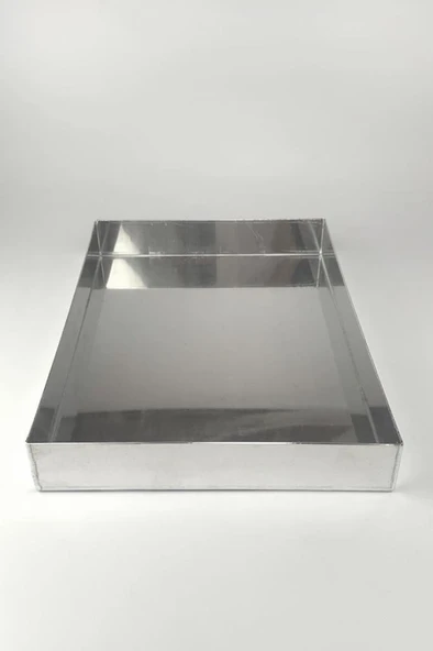 Ebru Teknesi Galvaniz 25,5x35,5x5,5 ürün görseli 1