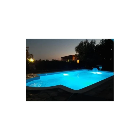 32 Watt 12 Volt Led Yeşil Sıva Üstü Havuz Lambası 12v 32w - 5