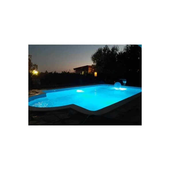 4 Adet 30 Watt Led Beyaz Sıva Üstü Havuz Lambası Tenda 12 Volt Tenda - 5
