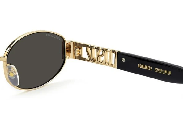 DSquared2 D2 0155/S-000‐ALTIN Unisex Güneş Gözlüğü - Resim 9