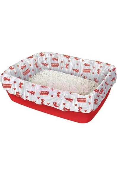 Koroplast Extra Güçlü Kedi Kumu Torbası 82X50 Cm 7 Li x 5 Paket - 3