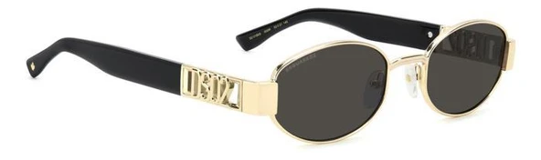 DSquared2 D2 0155/S-000‐ALTIN Unisex Güneş Gözlüğü - Resim 5