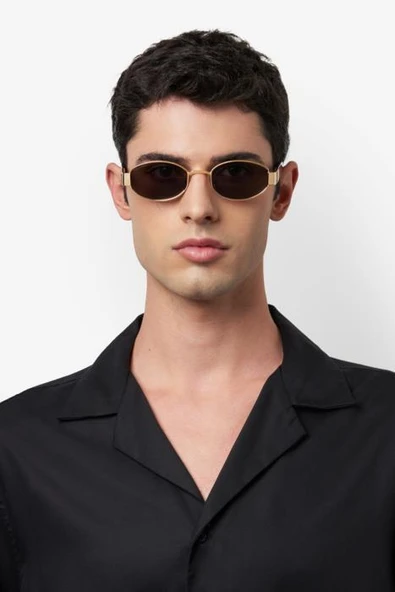 DSquared2 D2 0155/S-000‐ALTIN Unisex Güneş Gözlüğü - Resim 4