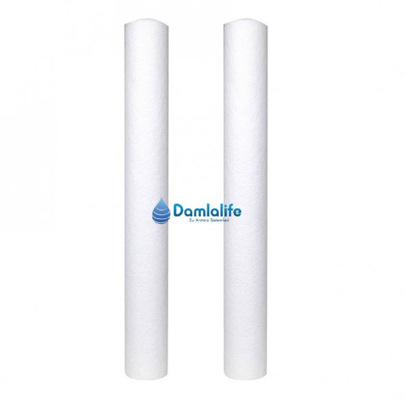 Damlalife 20" Inç 1 Micron Sediment Spun Elyaf Filtre Filitre