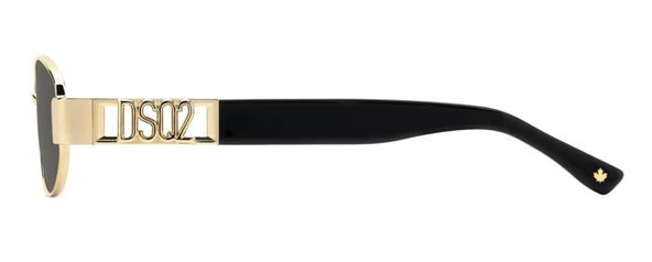DSquared2 D2 0155/S-000‐ALTIN Unisex Güneş Gözlüğü - Resim 7