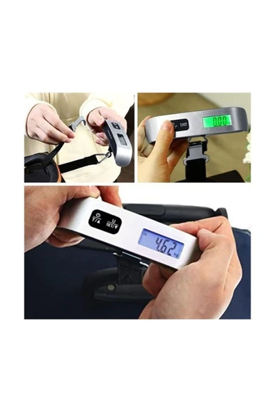 50 kg Dijital Askılı El tartısı Çanta Bavul El Bagaj Seyahat Çantası KurbanTartısı