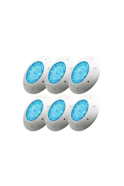6 Adet 32 Watt Led Turkuaz Sıva Üstü Havuz Lambası Tenda - 1