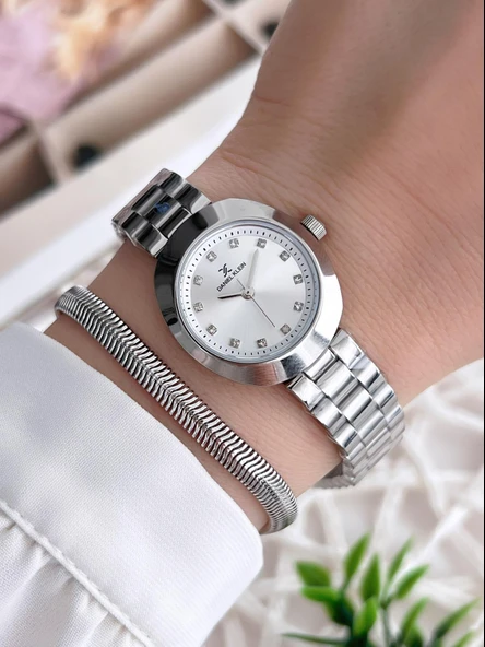 Daniel Klein Çelik Kordon 3 Atm Suya Dayanıklı Özel Tasarım Kadın Kol Saat+Bileklik VS.BLKT.0218 ürün görseli