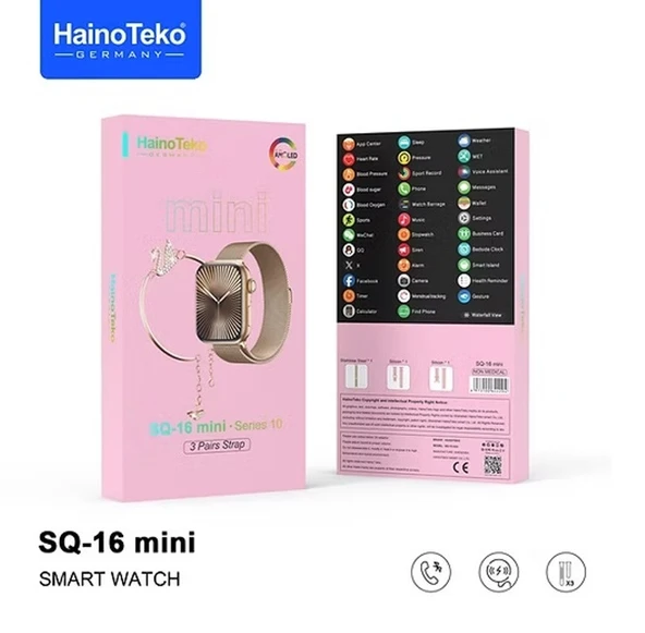 Haino Teko SQ-16 Mini Series 10 Bayan Akıllı Saat