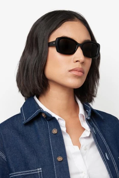 Tommy Hilfiger TH 2225/S-807‐SIYAH Kadın Güneş Gözlüğü - Resim 3