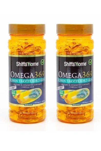 Omega 3-6-9 1000mg 100 Softjel (2 Adet)