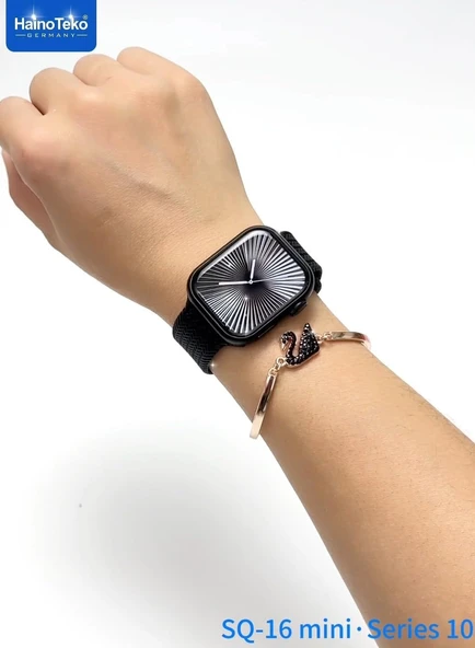 Haino Teko Germany SQ16 Mini Akıllı Saat, 3 Kordon 1 Adet Bileklik Hediyeli - 4