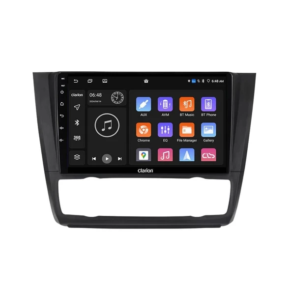Bmw 1 Serisi E81-E82-E87-E88 Dijital Klima Android Multimedya Sistemi 4-64 Clarion (2007-2011) - Resim 4