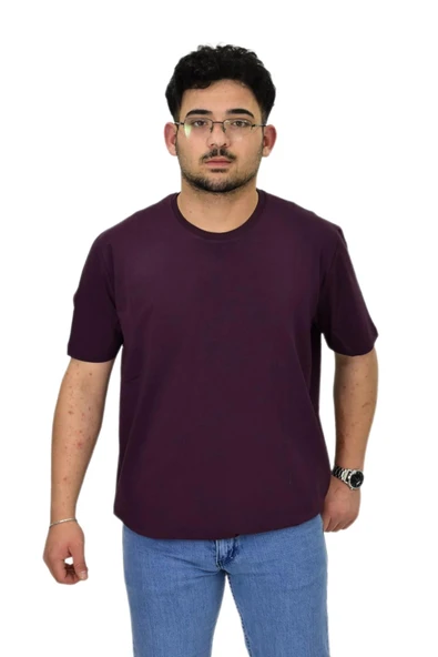 Erkek Büyük Beden Sıfıryaka Düz Likra Süprem Tişört 4385 BGL-ST04529 ürün görseli