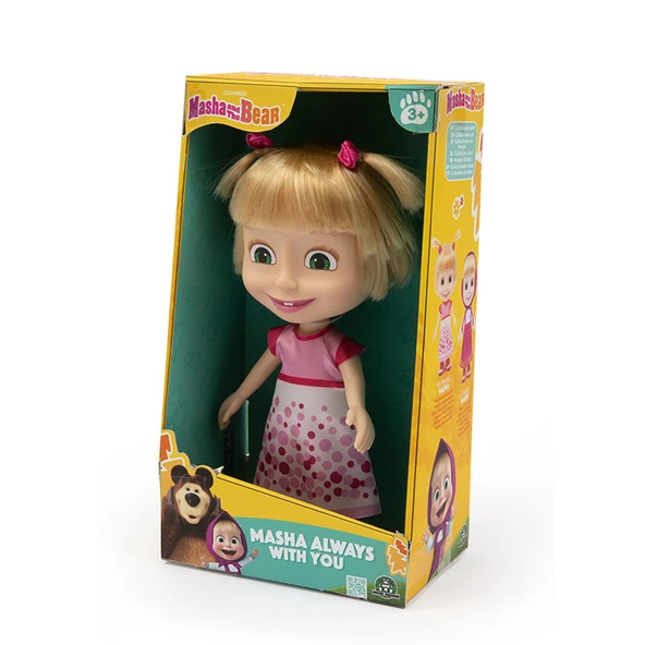 Masha ile Koca Ayı 23 cm Doğum Günü Bebeği MHA41000-1 - 2