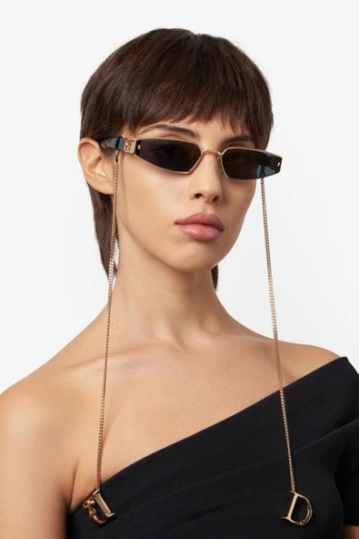 DSquared2 D2 0168/S/SE-000‐ALTIN Kadın Güneş Gözlüğü - Resim 7