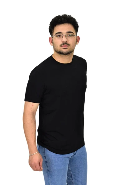 Erkek Sıfıryaka Düz Likra Süprem Tişört 4380 BGL-ST04528 - Resim 12