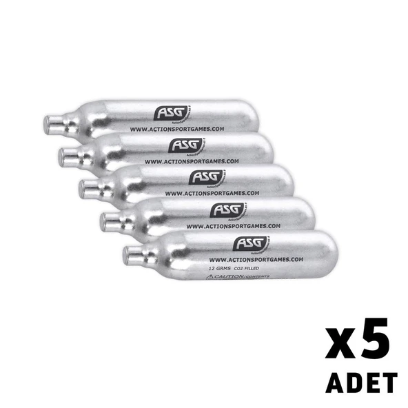 ASG 12 gr CO2  Airsoft Tüpü - 5 Adet