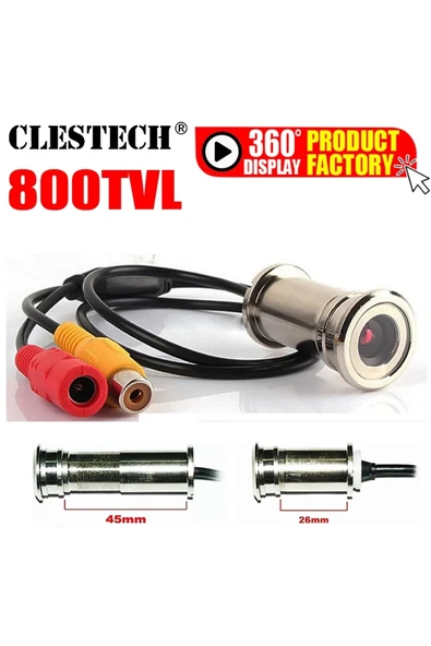 Kapı Gözetleme Dürbün Kamerası (Renkli)