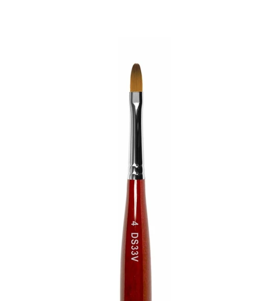 Roubloff DS33V Kapaklı Sentetik Jel Fırça 8mm No:4 - 2