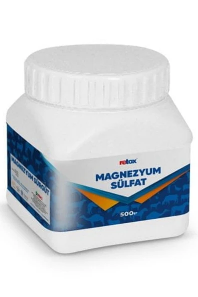 Hs Tarım Retox Magnezyum Sülfat Hayvan İshal Önleyici Yem Katkı-500 Gr