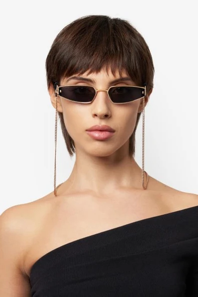 DSquared2 D2 0168/S/SE-000‐ALTIN Kadın Güneş Gözlüğü - Resim 5