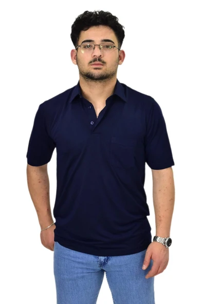 Erkek Gömlek Yaka Tişört T6064 BGL-ST04541 - Resim 12