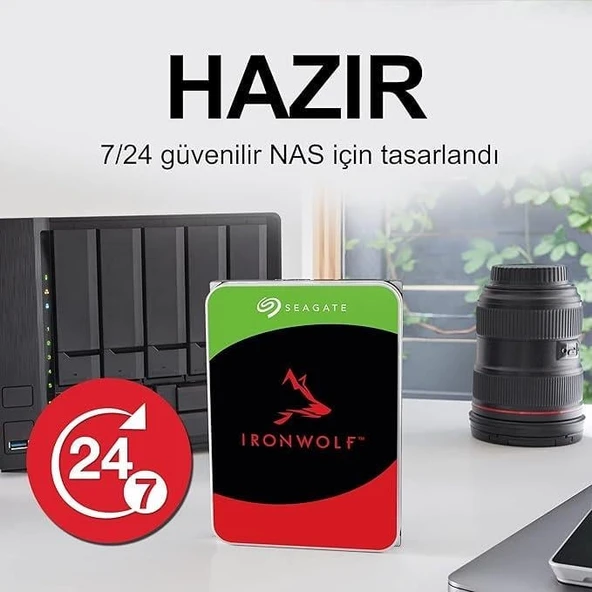 Seagate IronWolf ST8000VN004 3.5" 8 TB 7200 RPM SATA 3 HDD - 2