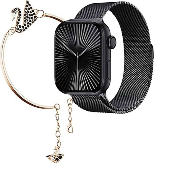 Haino Teko Germany SQ16 Mini Akıllı Saat, 3 Kordon 1 Adet Bileklik Hediyeli - 2