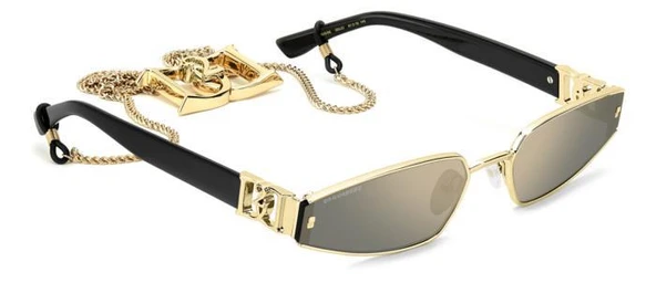 DSquared2 D2 0168/S/SE-000‐ALTIN Kadın Güneş Gözlüğü - Resim 8