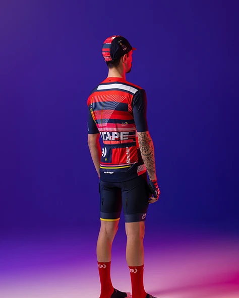 Santini Tour De France Aigle Bisiklet Forması RE94075CAIGLE2TDF - Resim 5