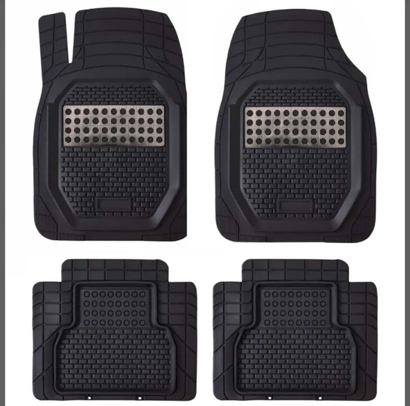 Oto Paspas Universal Derin Havuzlu Krom Karbon ürün görseli