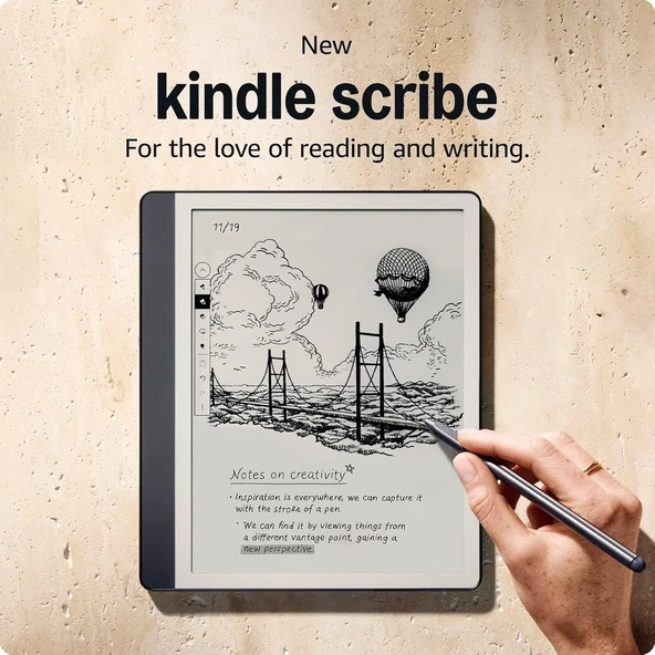 Kindle Scribe 2025 ,10.2" E Kitap Okuyucu Premium Pen 16 GB - 2