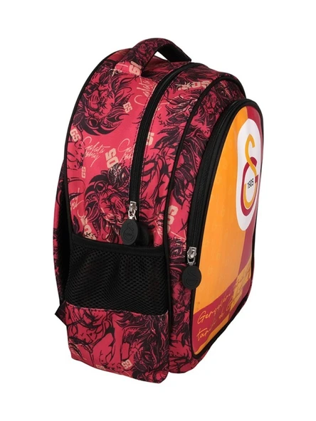 Galatasaray 2 Bölmeli Parçalı Suni Deri Okul Sırt Çantası - 2