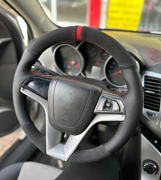 Chevrolet Cruze Araca Özel Direksiyon Kılıfı - Resim 2