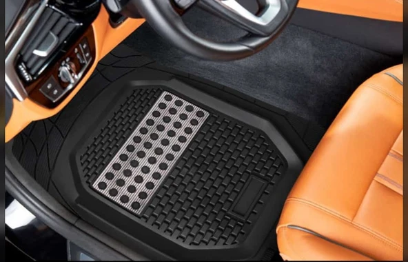 Oto Paspas Universal Derin Havuzlu Krom Karbon - Resim 3