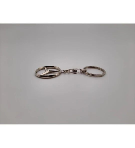 Mercedes 3D Metal Anahtarlık. Çift Taraflı - Resim 3
