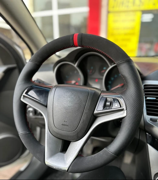 Chevrolet Cruze Araca Özel Direksiyon Kılıfı - Resim 3