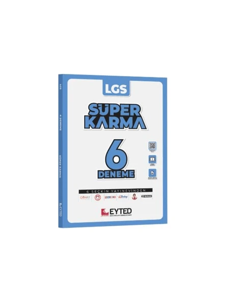 Eyted Yayınları 8. Sınıf LGS Süper Karma 6 Deneme
