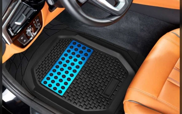 Oto Paspas Universal Derin Havuzlu Krom MAVİ - Resim 3