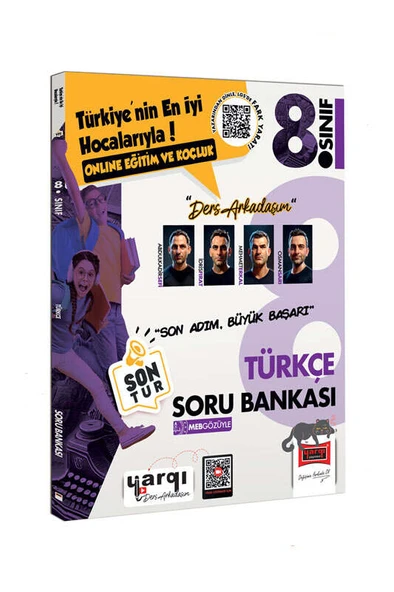 Yargı Ders Arkadaşım Lgs Son Tur Soru Bankası Seti – ‘’1000 Soru’’ - 4 Kitap 4 Ders - 3