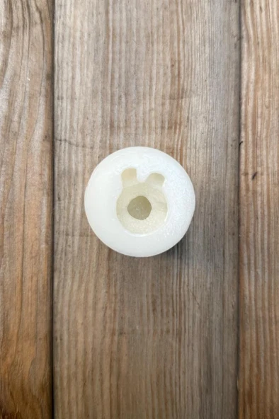 Tüylü Ayı Mini Silikon Mum Kalıbı - 7