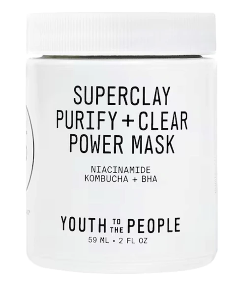 Youth To The People Superclay Purify + Clear Power Mask - Maske 60 ml
