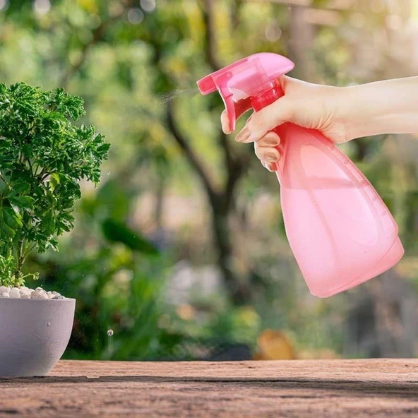 Çok Amaçlı Fısfıs Çiçek Sulama Plastik Su Sprey Şişesi 700 ml TP-219 - 5