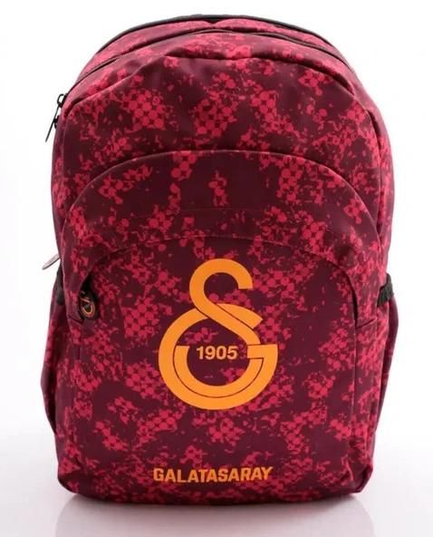 Galatasaray Büyük Logo Detaylı Kırmızı Sırt Çantası