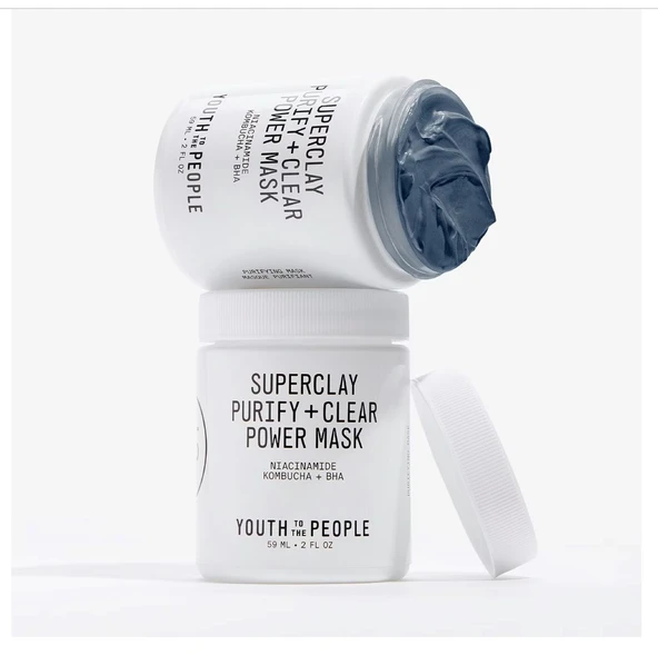 Youth To The People Superclay Purify + Clear Power Mask - Maske 60 ml - 2