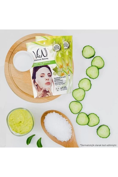 Vien Kağıt Yüz Maskesi Salatalık 25 gr