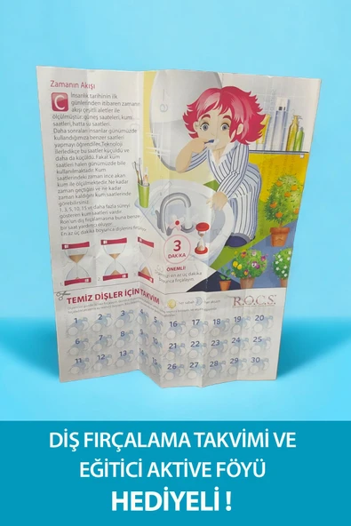 R.O.C.S. 3-7 Yaş Ahududu Smoothıe Ağız Bakım Seti-kids Diş Mcn+kids Diş Frc Kırmızı + Inek Sak. Kabı - 3