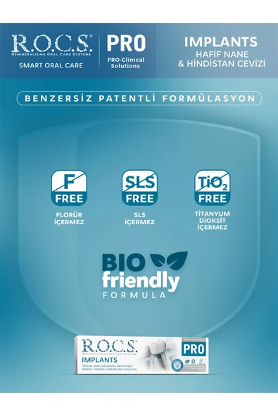 R.O.C.S. Pro Implant Kullananlara Özel Diş Macunu (74g) - 4