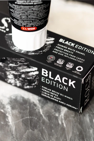 R.O.C.S. Rocs Black Edıtıon Kömür Beyazlatıcı Diş Macunu 74 G X 2 Adet - Resim 5